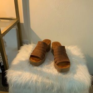 Brown WEDGES.  3 INCH.